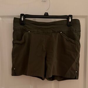 INC International Concepts Olive/Army Green Women's Shorts